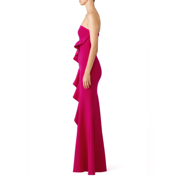 Jay Godfrey Fuchsia Torres Gown Size 10 - Picture 3 of 8